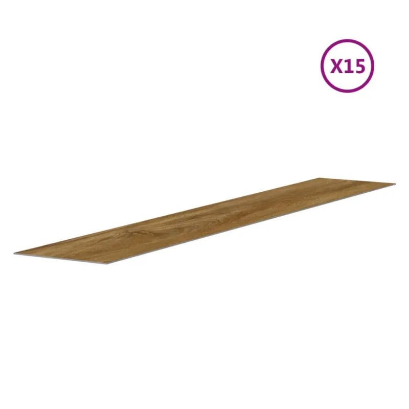 Sienų plokštės, rudos, 2,06m², PVC, medienos imitacijos