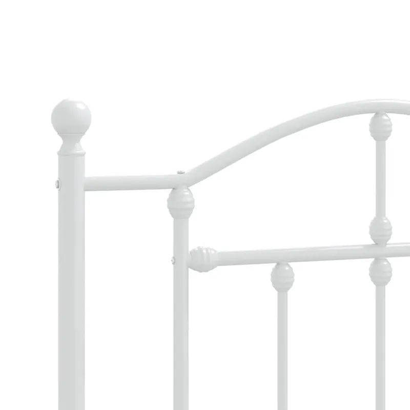 Metalinis pakaitinis galvūgalis, baltos spalvos, 100cm