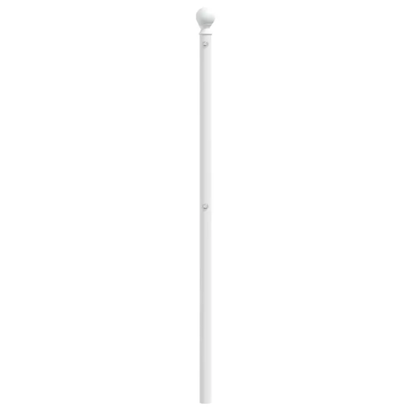 Metalinis pakaitinis galvūgalis, baltos spalvos, 135cm
