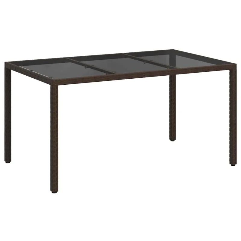 Sodo stalas Ruda 150 x 90 x 75 cm poliratanas