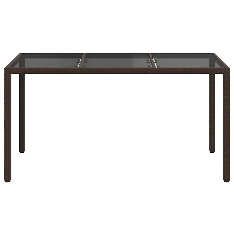 Sodo stalas Ruda 150 x 90 x 75 cm poliratanas