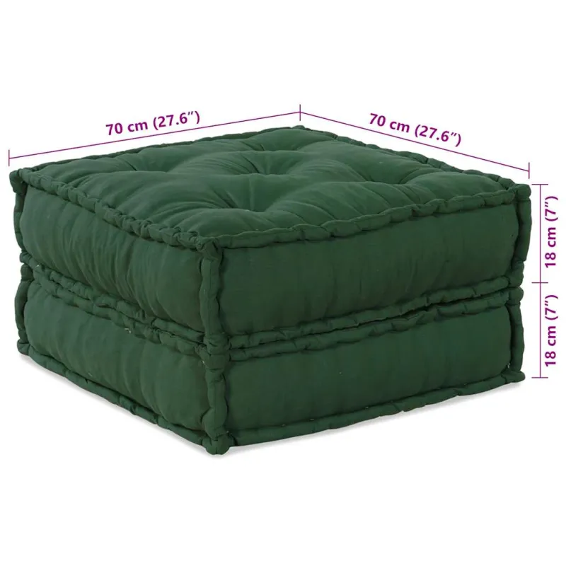 Modulinė sofa, žalia, 70x70x36, audinys