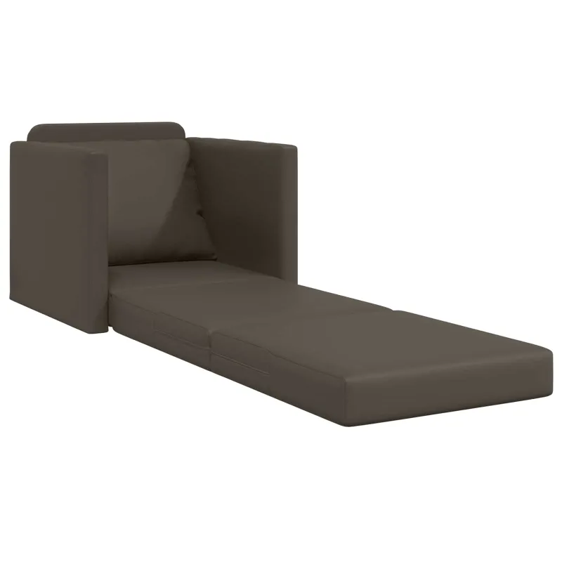 Sofa lova 60cm Pilka Dirbtinė Oda