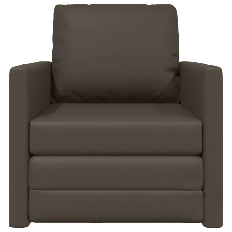 Sofa lova 60cm Pilka Dirbtinė Oda