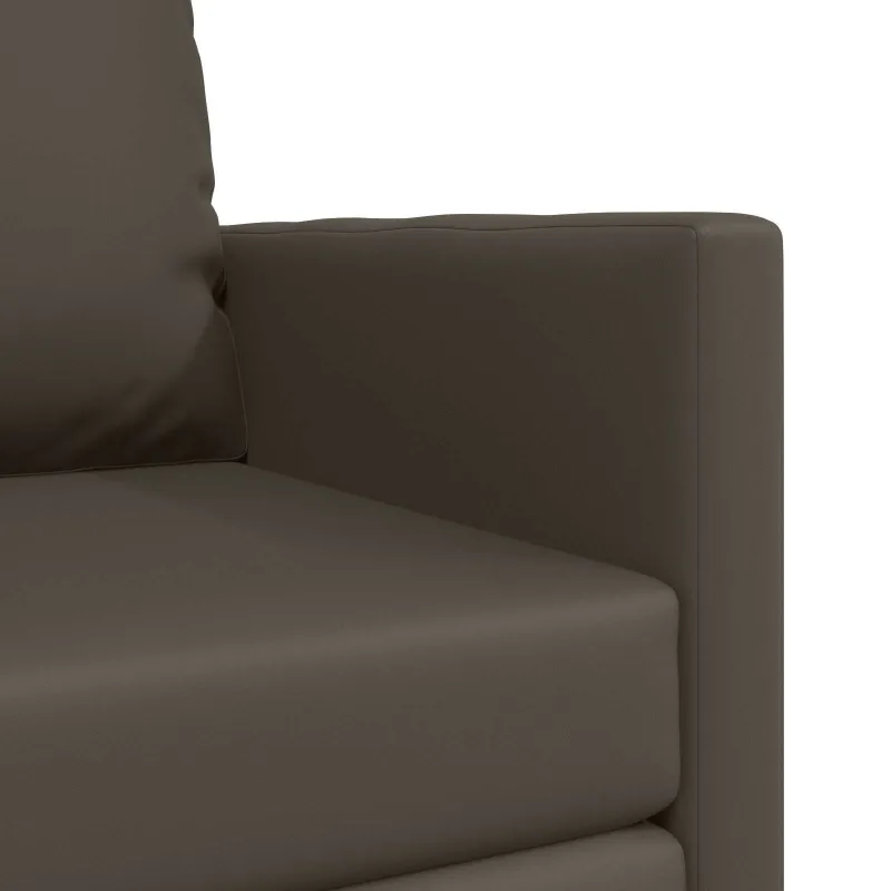 Sofa lova 60cm Pilka Dirbtinė Oda