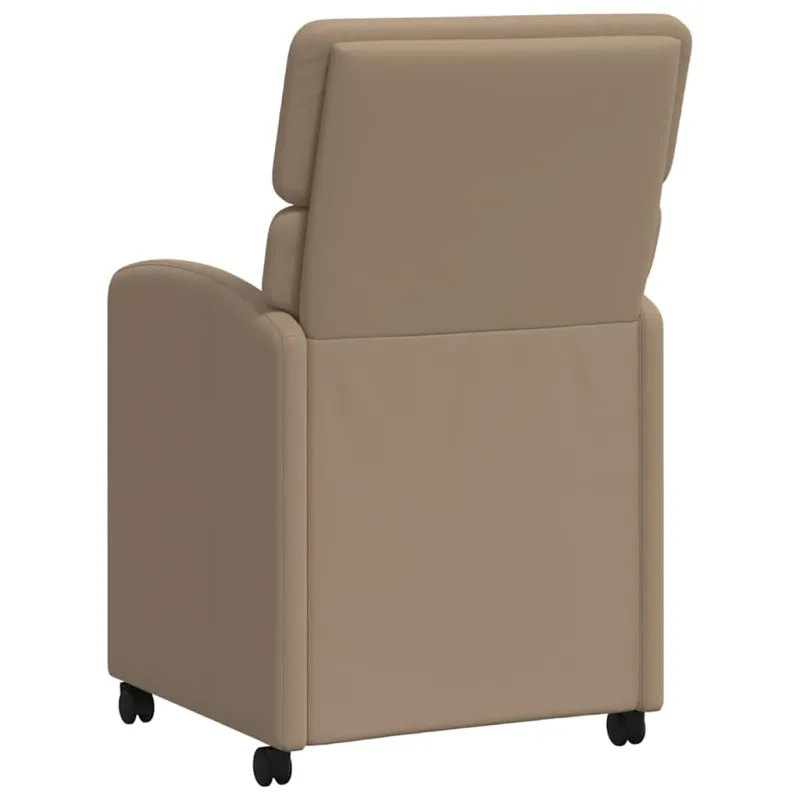 Valgomojo Kėdės su Ratukais 2 pcs Kapučino 58 x 65 x 98 cm