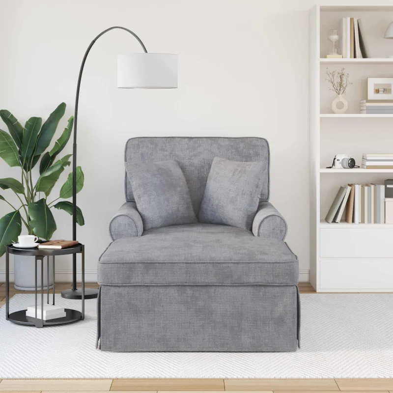 Faina su sijonu su pagalve Šviesiai pilka 157 x 91 x 91 cm ARES