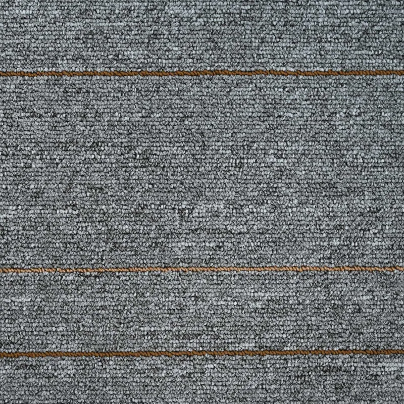 Kilimų plytelė Šviesiai pilka su juostele 50 x 50 cm 4 pcs