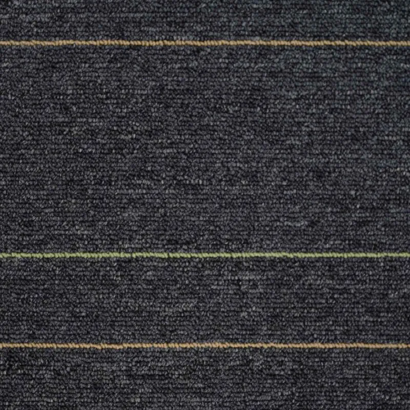 Kilimų plytelė Tamsiai pilka su juostelėmis 50 x 50 cm 36 pcs