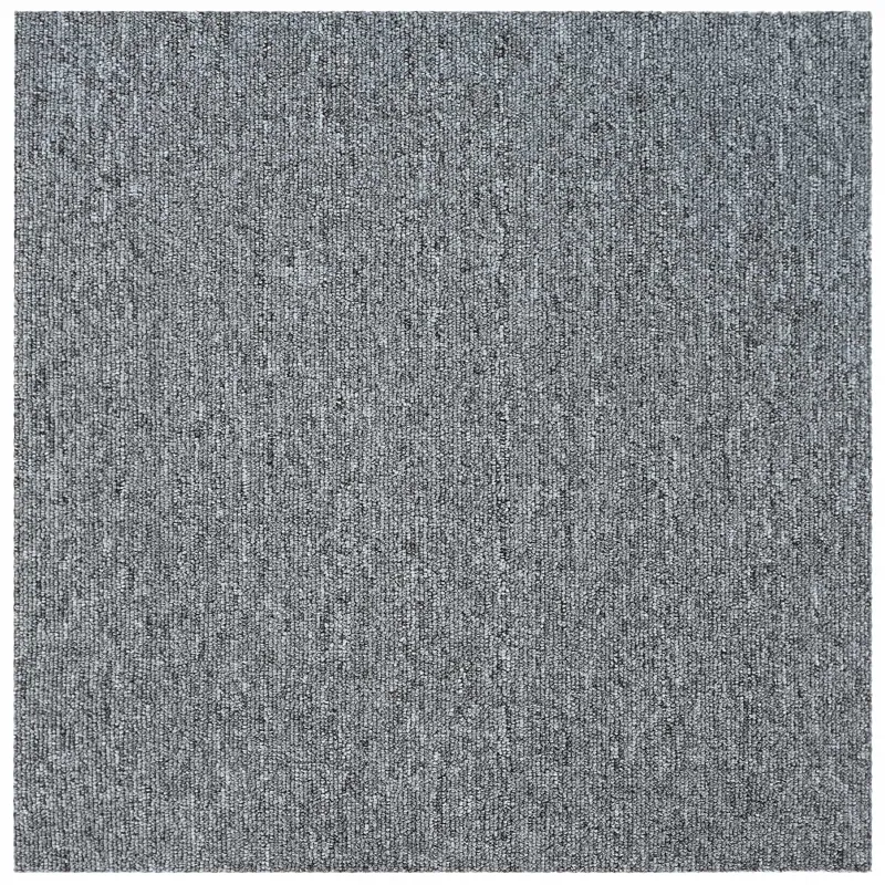 Kilimų plytelė Šviesiai pilka 50 x 50 cm 20 pcs PP ir Bitumas