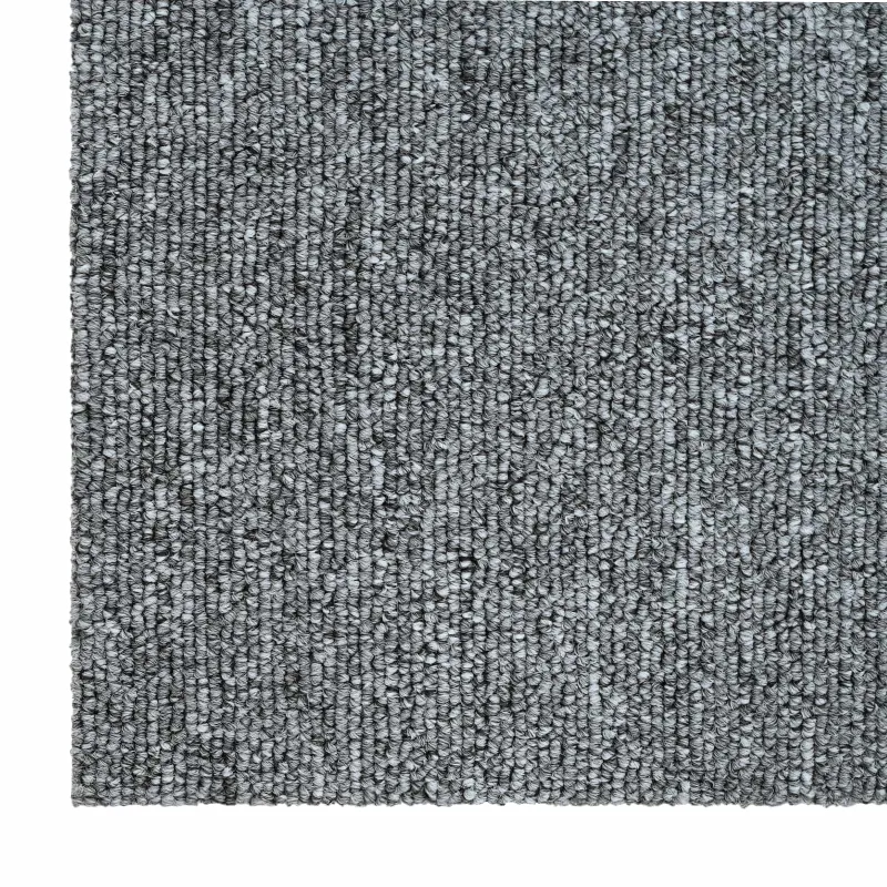 Kilimų plytelė Šviesiai pilka 50 x 50 cm 20 pcs PP ir Bitumas