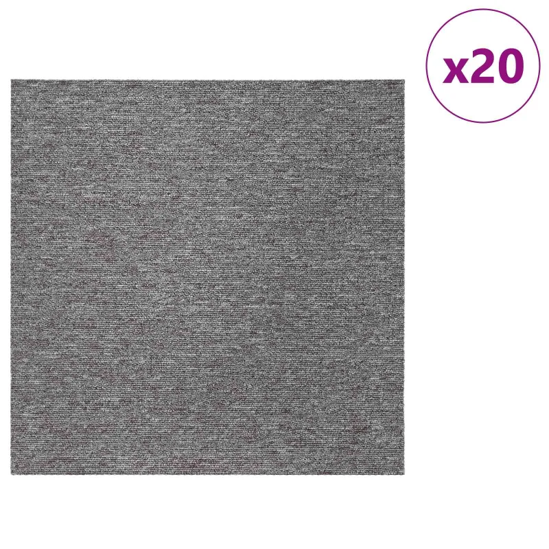 Kilimų plytelė Ruda 50 x 50 cm 20 pcs PP ir Bitumas
