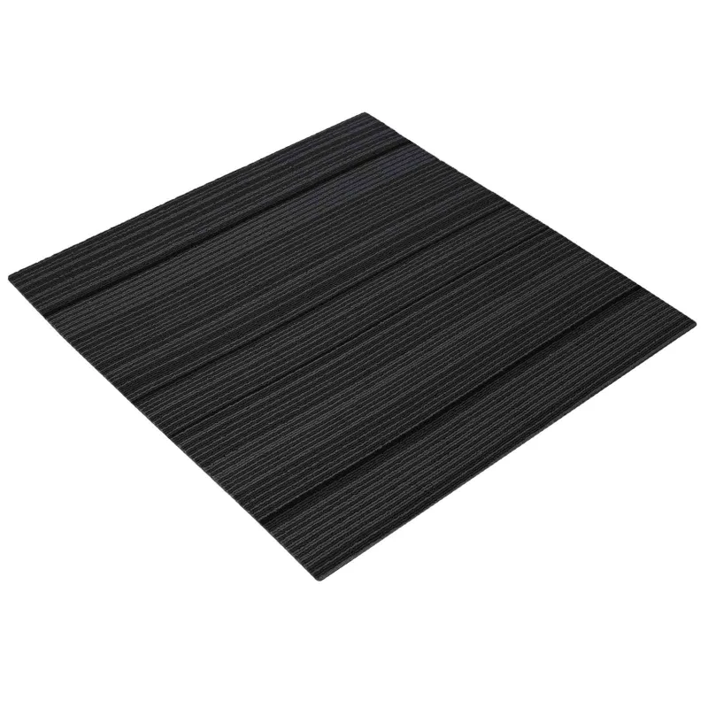 Kilimų plytelė Juostelėta šviesiai pilka 50 x 50 cm 4 pcs