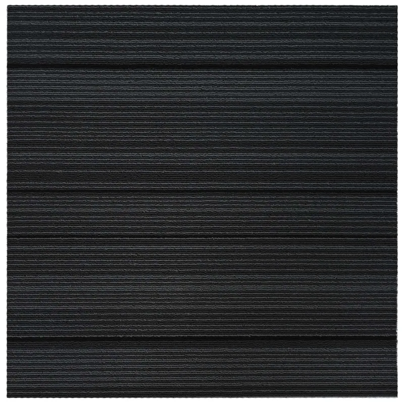 Kilimų plytelė Juostelėta šviesiai pilka 50 x 50 cm 4 pcs