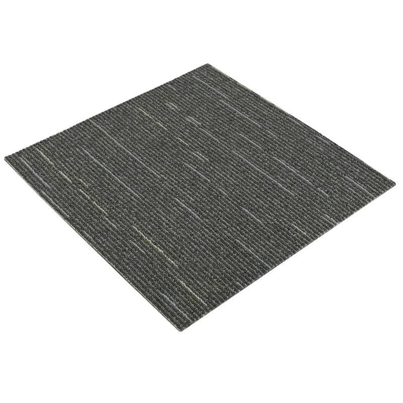 Kilimų plytelė Dryžuota šviesiai žalia 50 x 50 cm 20 pcs
