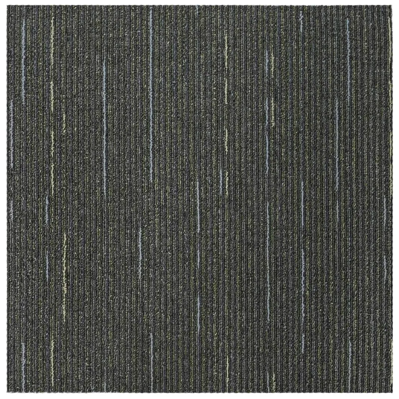 Kilimų plytelė Dryžuota šviesiai žalia 50 x 50 cm 36 pcs