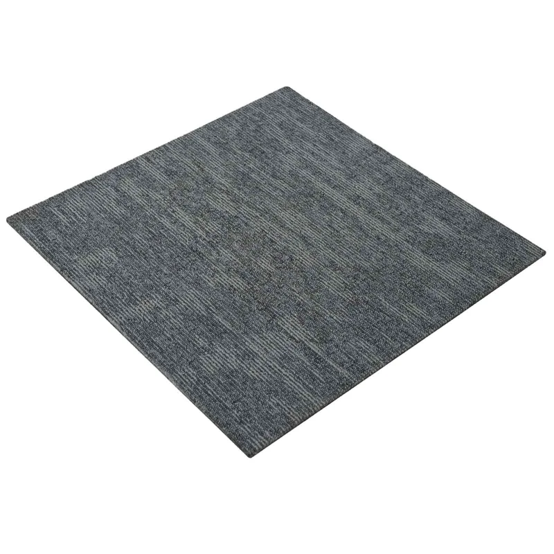 Kilimų plytelė Dangaus pilka 50 x 50 cm 20 pcs PP ir Bitumas