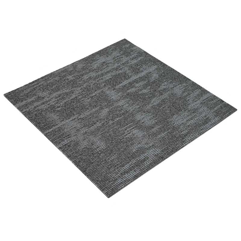 Kilimų plytelė Anglies pilka 50 x 50 cm 20 pcs PP ir Bitumas