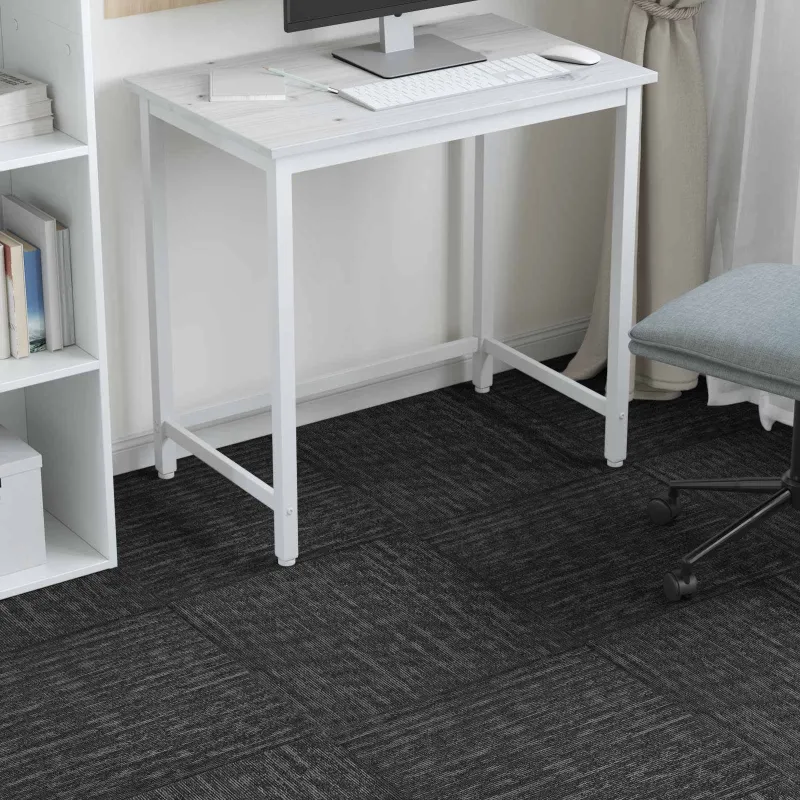 Kilimų plytelė Anglies pilka 50 x 50 cm 36 pcs PP ir Bitumas