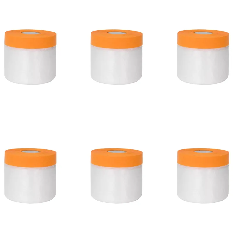 Dulkių lapas su klijuojama juosta 6 pcs Skaidrus 55 x 3300 cm