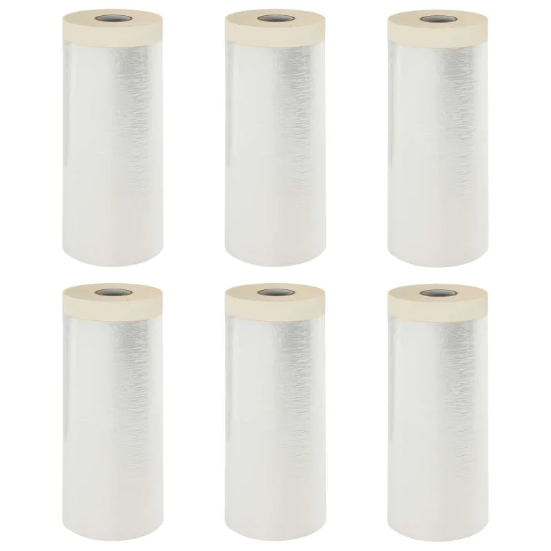 Dulkių lapas su lipnia juosta 6 pcs Skaidrus 110 x 3300 cm HDPE