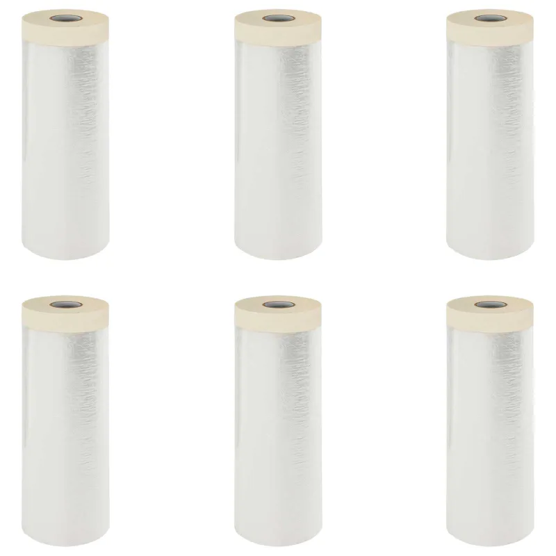 Dulkių lapas su lipnia juosta 6 pcs Skaidrus 270 x 1600 cm HDPE