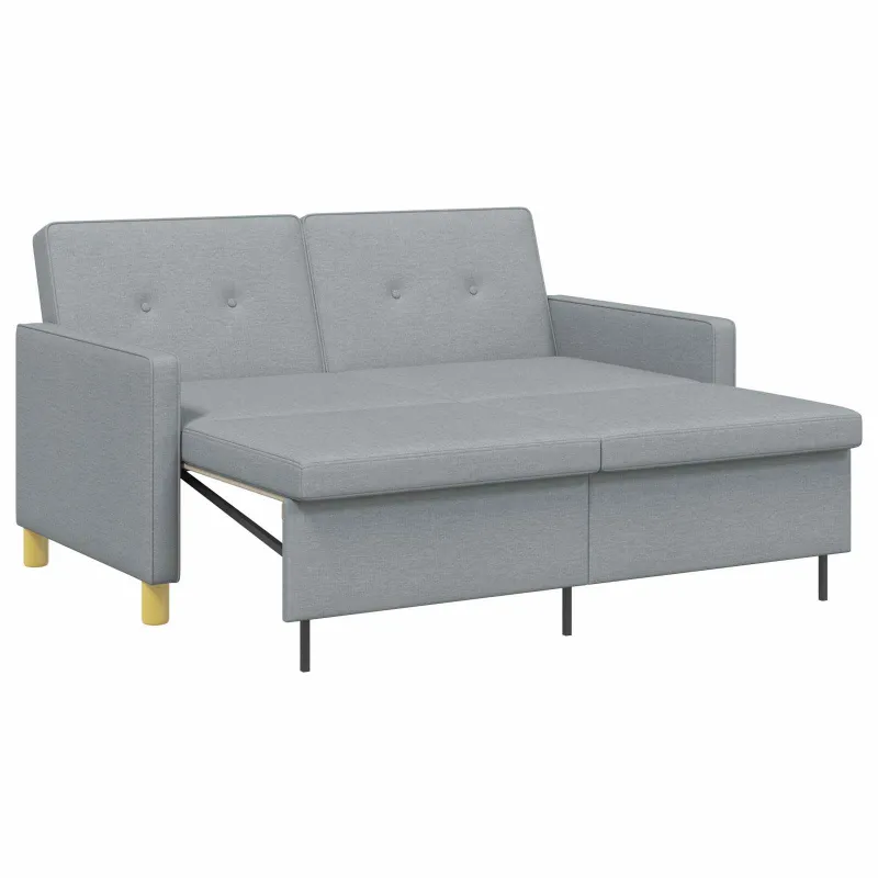 Ištraukiama sofa-lova Šviesiai žalia Audinys