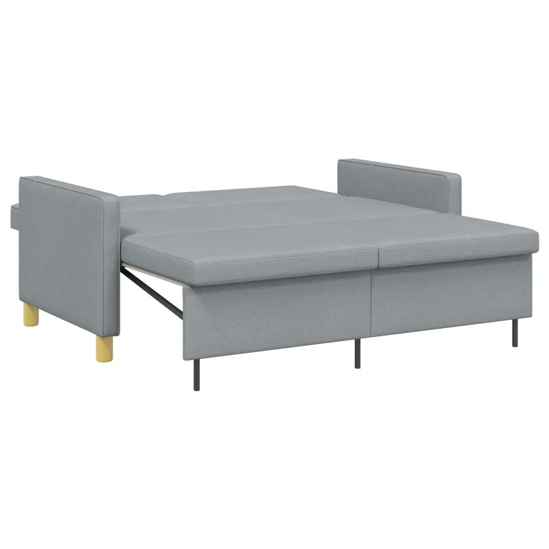 Ištraukiama sofa-lova Šviesiai žalia Audinys