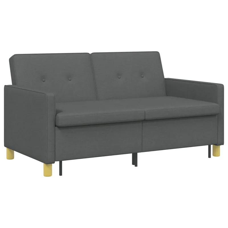 Ištraukiama sofa-lova Tamsiai pilka Audinys