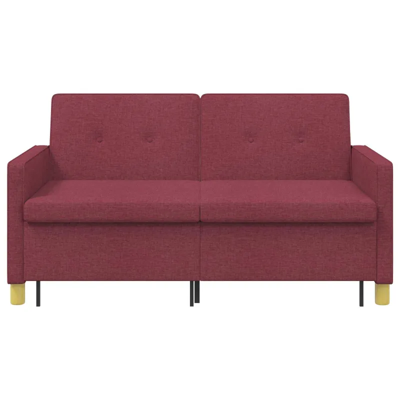 Ištraukiama sofa-lova Vyno raudona Audinys