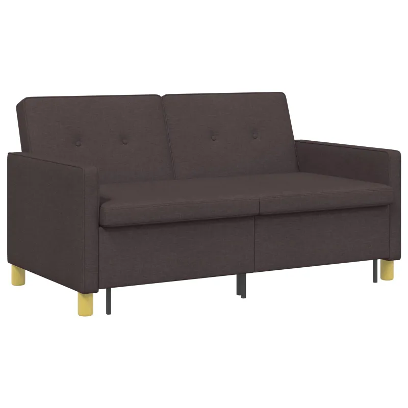 Ištraukiama sofa-lova Tamsiai rudas Audinys