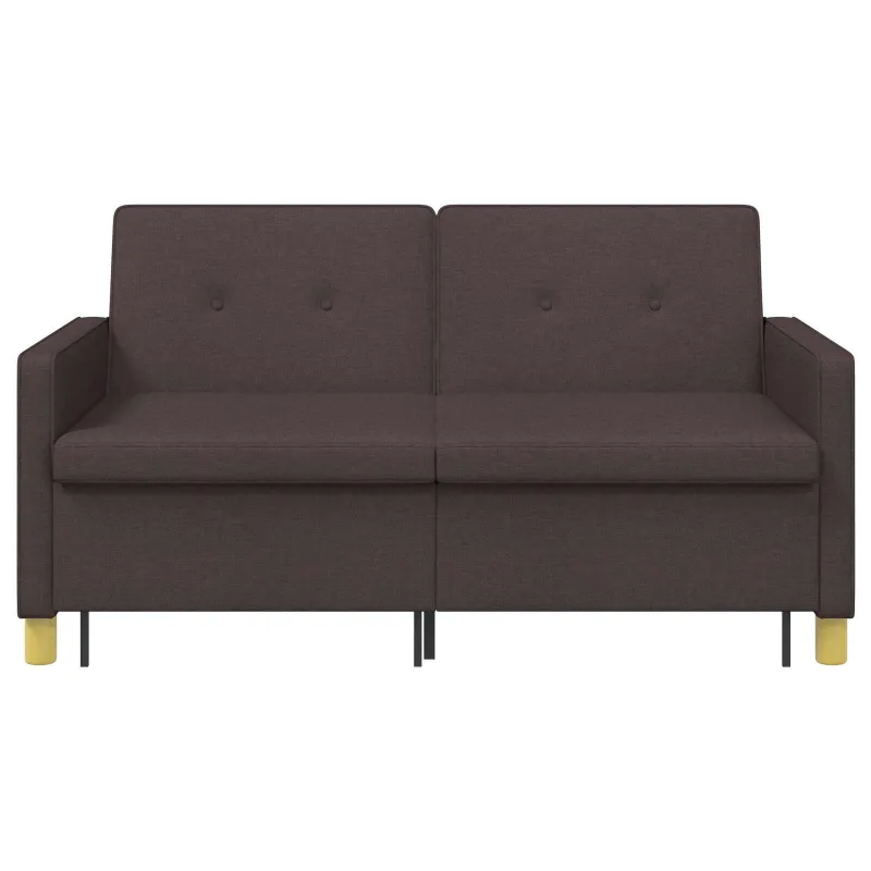 Ištraukiama sofa-lova Tamsiai rudas Audinys