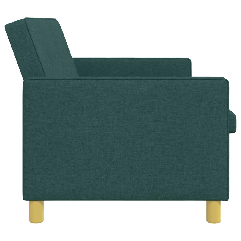 Ištraukiama sofa-lova Tamsiai žalia Audinys