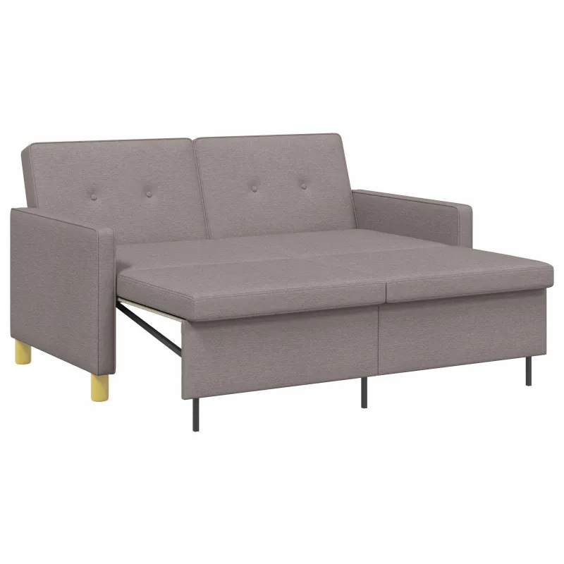 Ištraukiama sofa-lova Taupe Audinys
