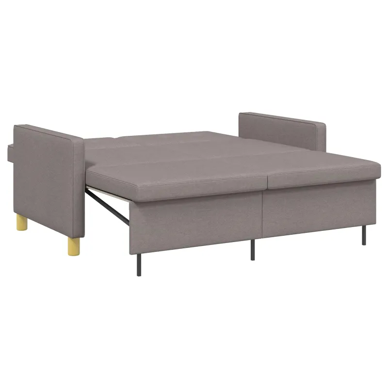 Ištraukiama sofa-lova Taupe Audinys