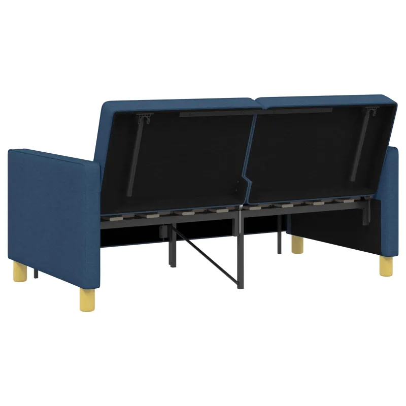 Ištraukiama sofa-lova Mėlyna Audinys