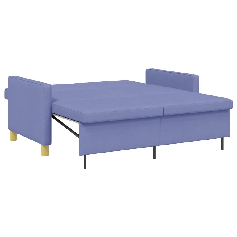 Ištraukiama sofa-lova Džinsinės mėlynos Audinys
