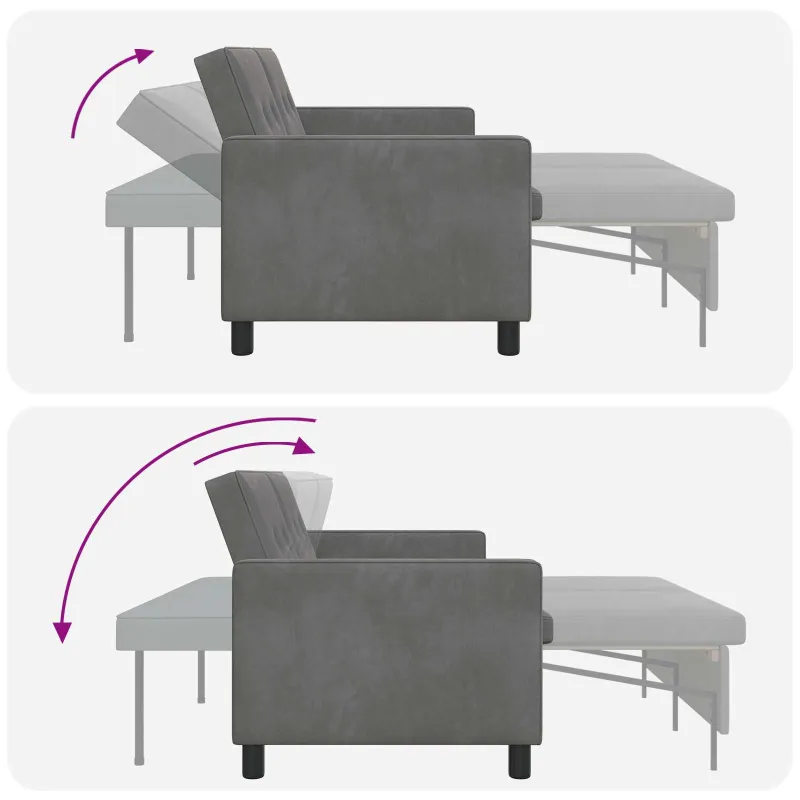 Sofa lova Šviesiai žalia Audinys