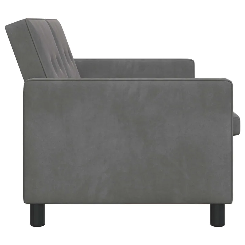 Sofa lova Tamsiai pilka Audinys