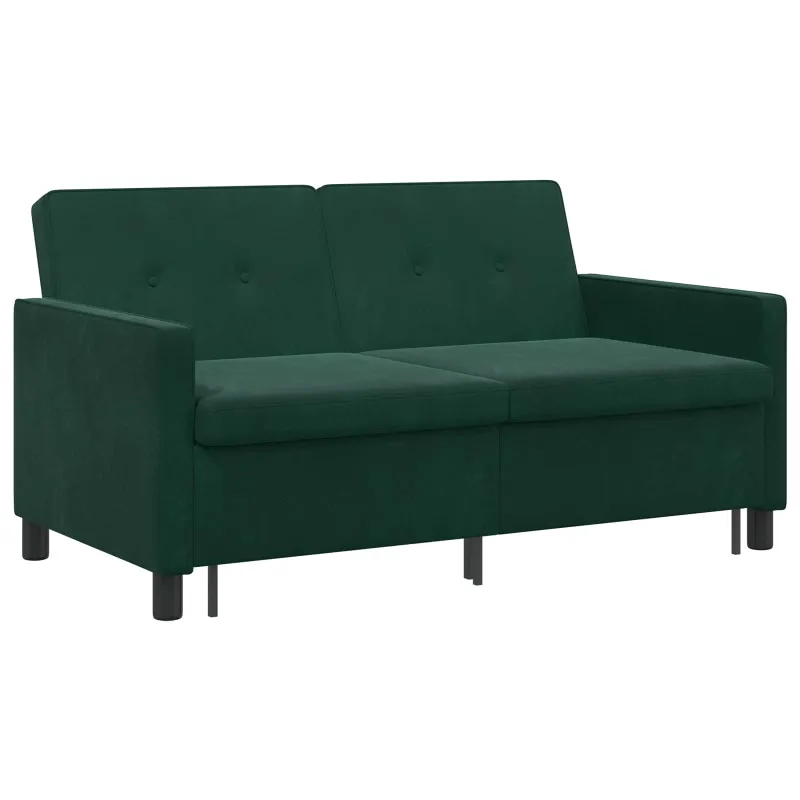 Sofa lova Tamsiai žalia Audinys