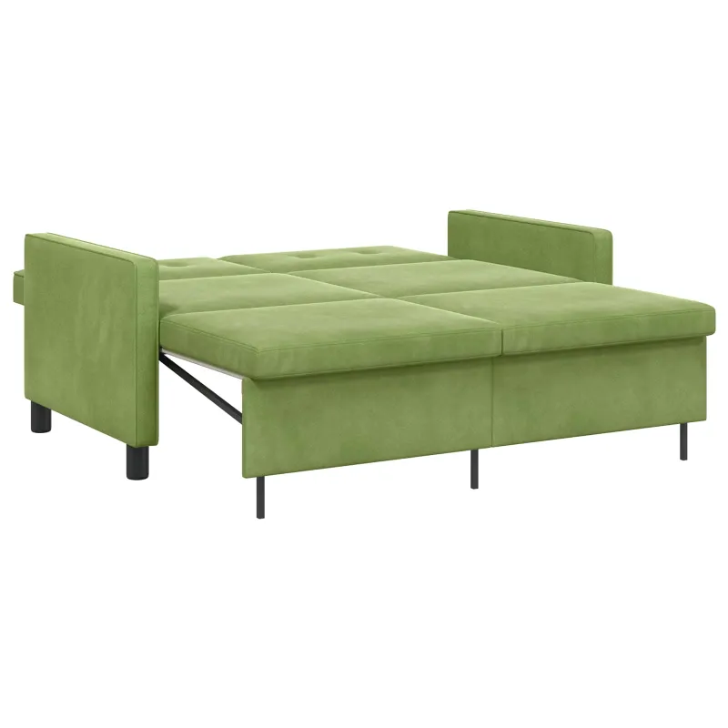 Sofa lova Šviesiai žalia Audinys