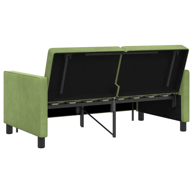 Sofa lova Šviesiai žalia Audinys