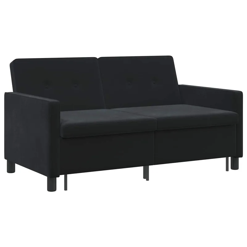 Sofa lova Juoda Audinys
