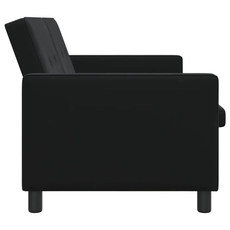 Sofa lova Juoda Audinys