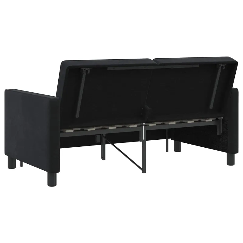 Sofa lova Juoda Audinys