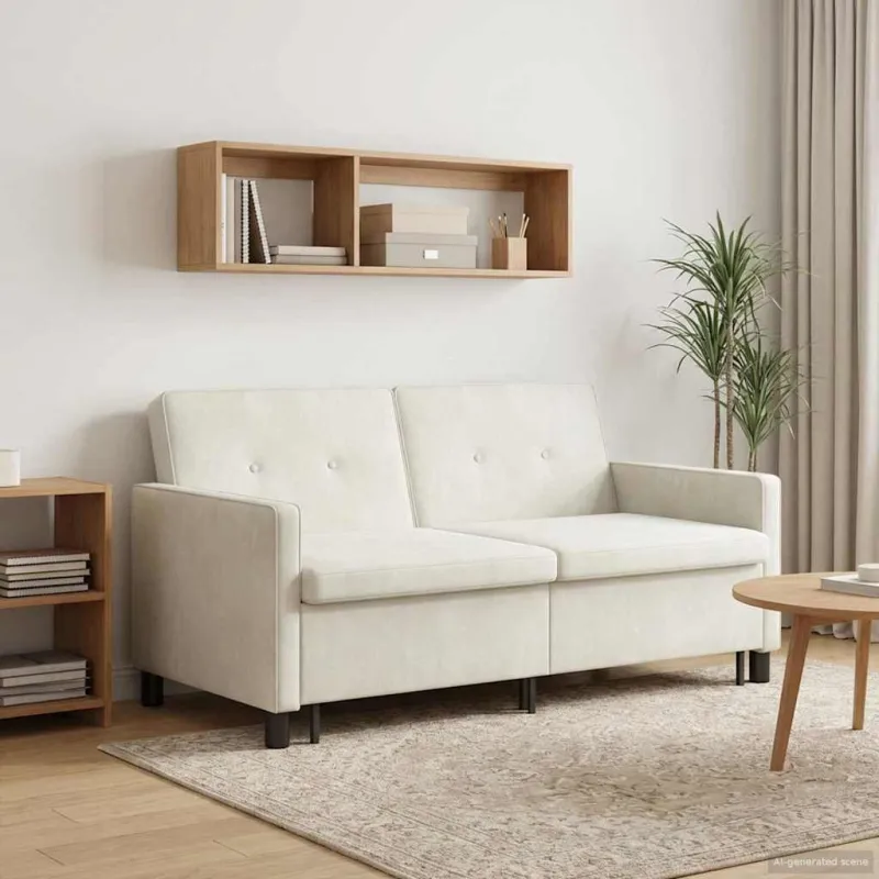 Sofa lova Kreminė Audinys