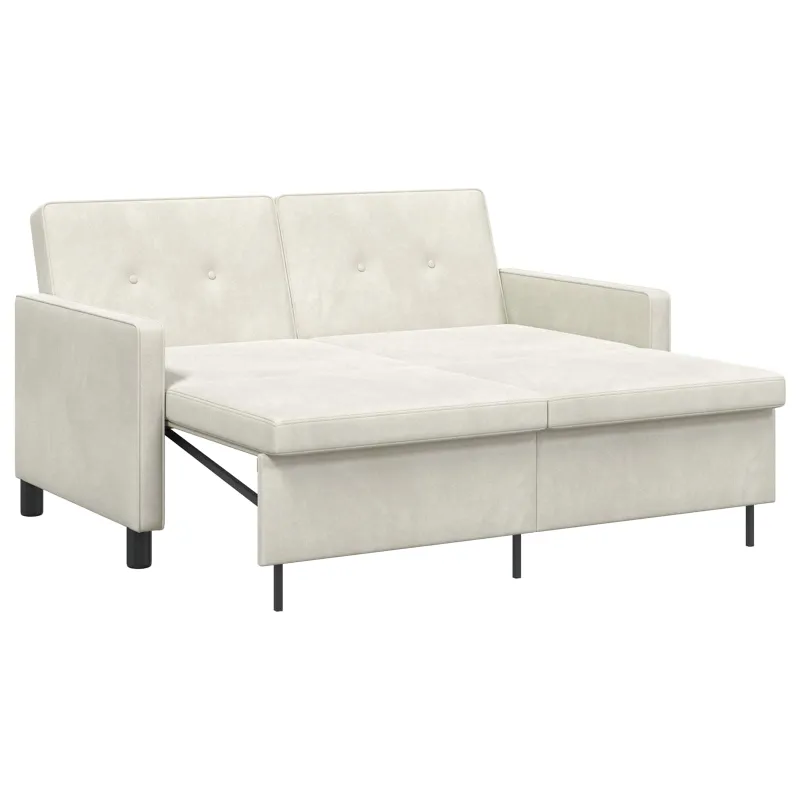 Sofa lova Kreminė Audinys