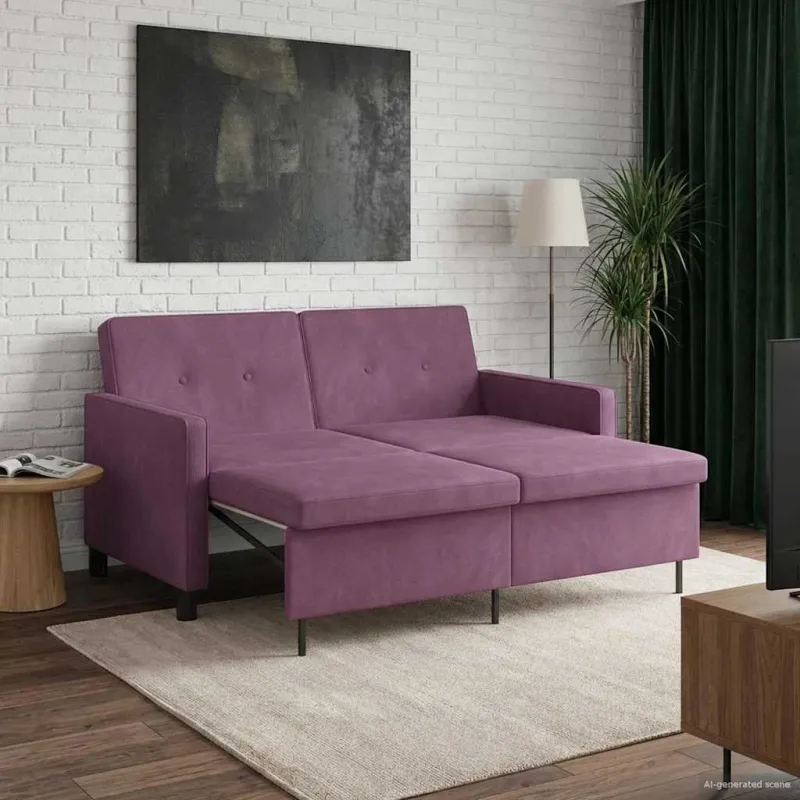 Sofa lova Violetinė Audinys