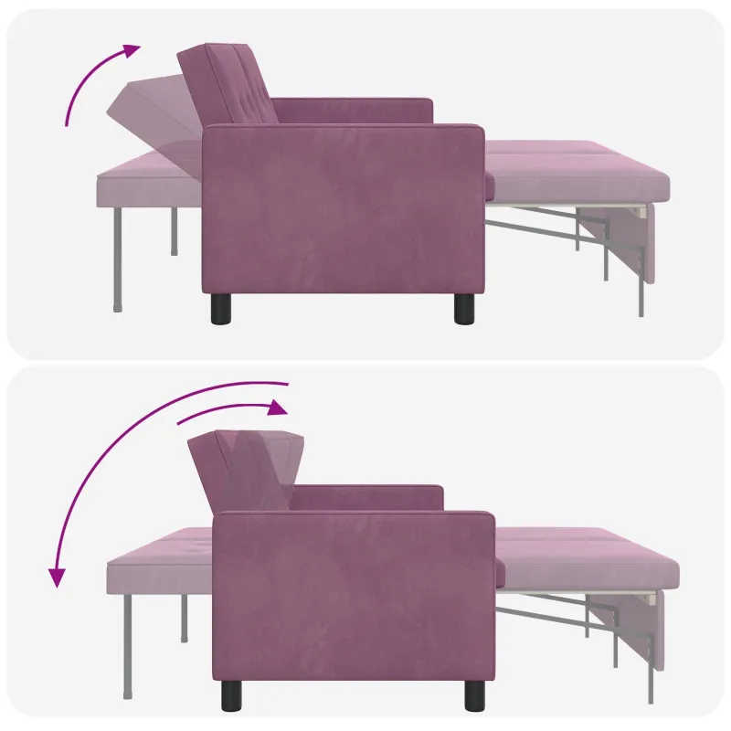 Sofa lova Violetinė Audinys
