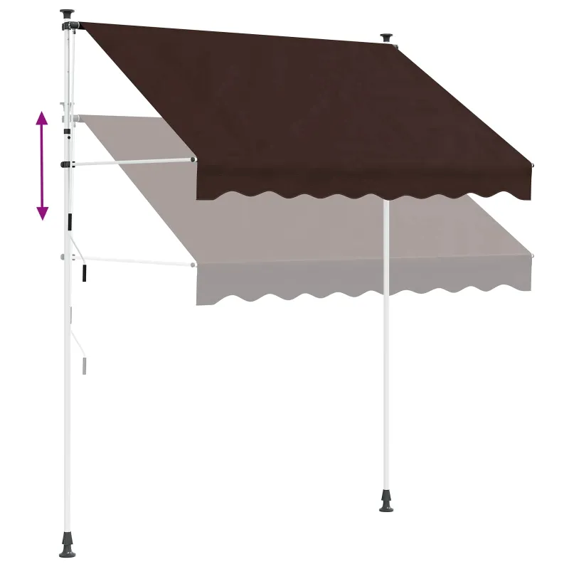 Rankinė sulankstoma markizė Ruda 250 cm